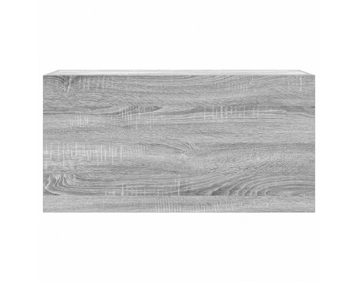 Sonata H Стенен шкаф за баня, сив сонома, 80x25x40 см, инженерно дърво