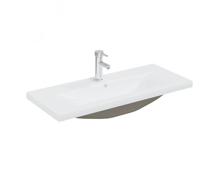 Sonata H шкаф за мивка с вграден басейн и смесител Старо дърво