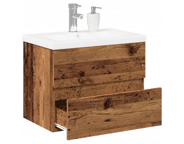 Sonata H шкаф за мивка с вграден басейн Старо дърво