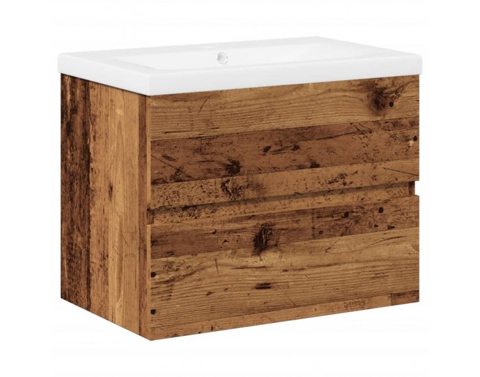 Sonata H шкаф за мивка с вграден басейн Старо дърво