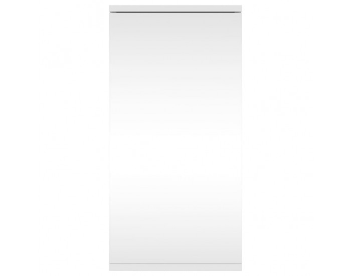 Sonata H Ъглов шкаф с огледало за баня бял 30x24x60 см