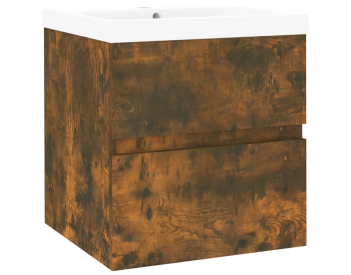 Sonata H Шкаф за мивка с вградена мивка, опушен дъб, инженерно дърво