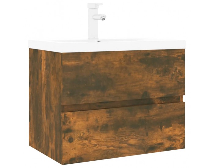 Sonata H Шкаф за мивка с вградена мивка, опушен дъб, инженерно дърво