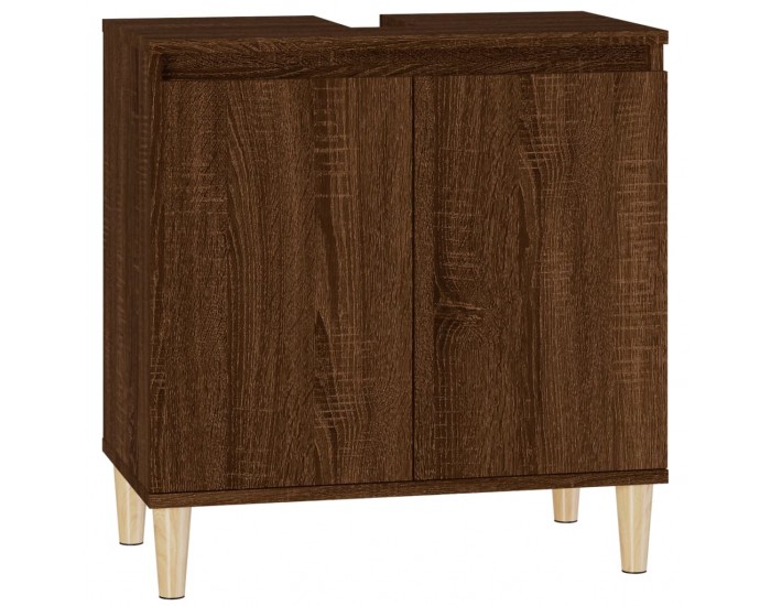 Sonata H Шкаф за мивка, кафяв дъб, 58x33x60 см, инженерно дърво