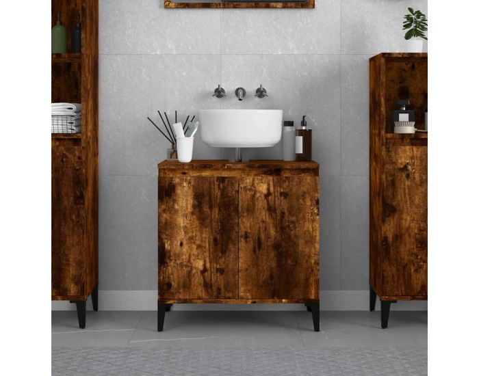 Sonata H Шкаф за мивка, опушен дъб, 58x33x60 см, инженерно дърво