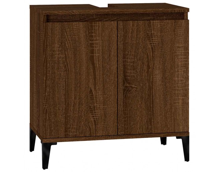 Sonata H Шкаф за мивка, кафяв дъб, 58x33x60 см, инженерно дърво