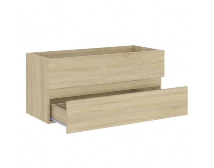 Sonata H Шкаф за баня с вградена мивка, дъб сонома, инженерно дърво