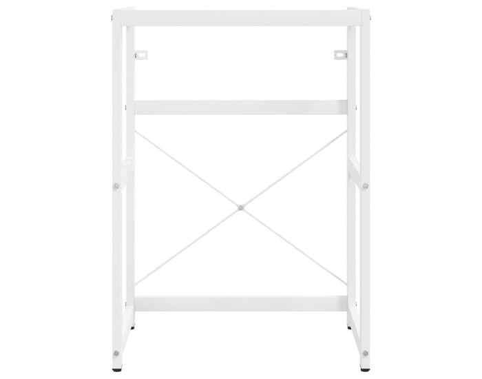 Sonata H Рамка за мивка за баня, бяла, 59x38x83 см, желязо