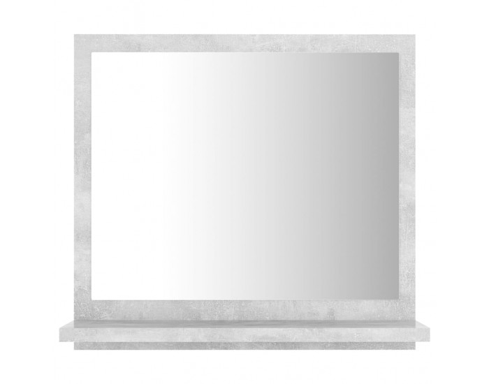 Sonata H Огледало за баня, бетонно сиво, 40x10,5x37 см, инженерно дърво