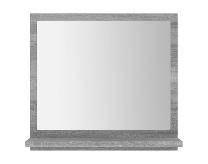 Sonata H Огледало за баня, сив сонома, 40x10,5x37 см, инженерно дърво