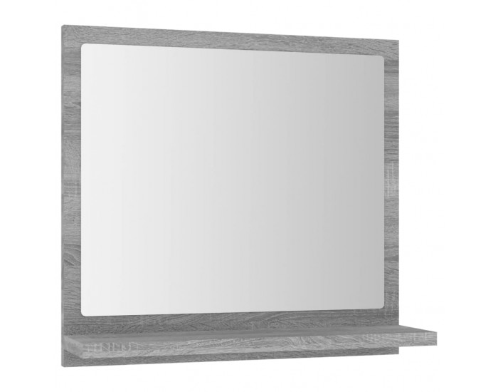 Sonata H Огледало за баня, сив сонома, 40x10,5x37 см, инженерно дърво