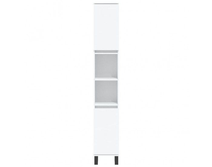 Sonata H Шкаф за баня, бял, 30x30x190 см, инженерно дърво