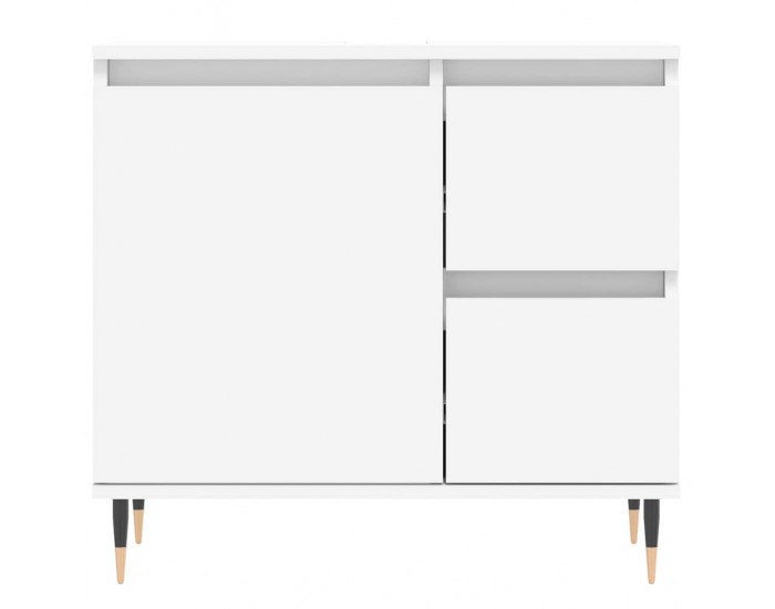 Sonata H Шкаф за баня, бял, 65x33x60 см, инженерно дърво