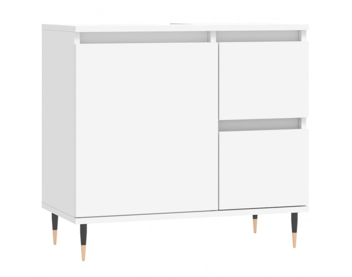 Sonata H Шкаф за баня, бял, 65x33x60 см, инженерно дърво