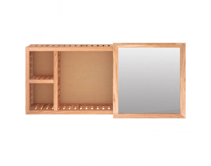 Sonata H Шкаф с огледало 80x17x34 см орехово дърво масив