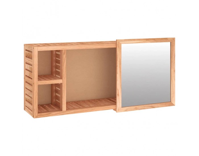 Sonata H Шкаф с огледало 80x17x34 см орехово дърво масив