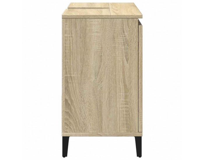 Sonata H Шкаф за баня, сонома дъб, 65x33x60 см, инженерно дърво