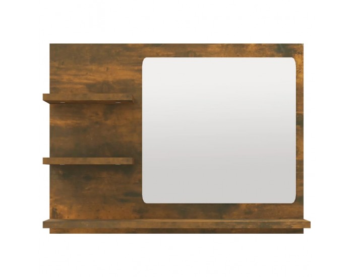 Sonata H Огледало за баня, опушен дъб, 60x10,5x45 см, инженерно дърво