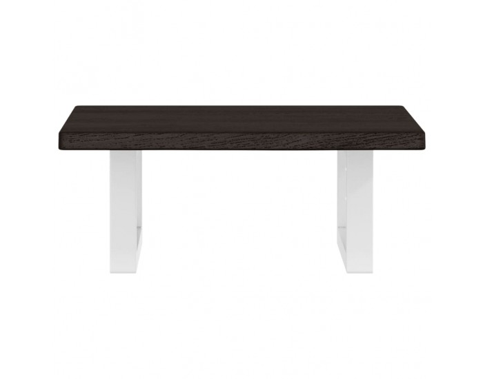 Sonata H Стенен рафт за мивка, стомана и масивно дърво дъб