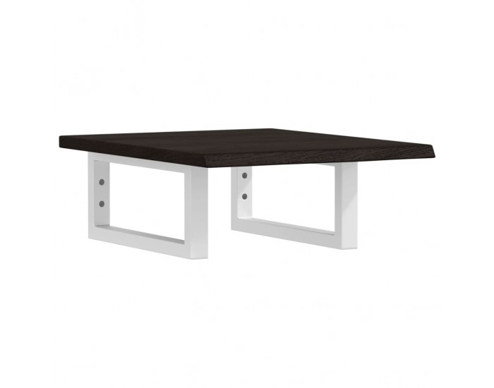 Sonata H Стенен рафт за мивка, стомана и масивно дърво дъб