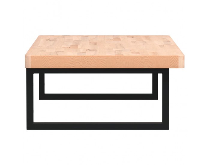 Sonata H Стенен рафт за мивка, стомана и масивно дърво бук