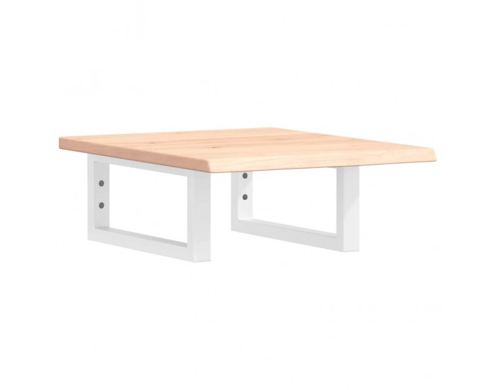 Sonata H Стенен рафт за мивка, стомана и масивно дърво дъб