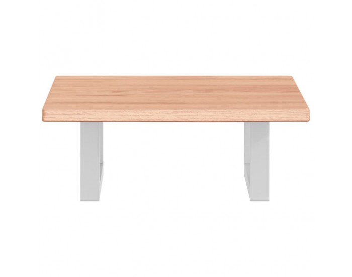 Sonata H Стенен рафт за мивка, стомана и масивно дърво дъб