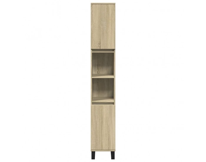 Sonata H Шкаф за баня, сонома дъб, 30x30x190 см, инженерно дърво