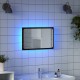 Sonata H LED огледало за баня, кафяв дъб, 60x8,5x38 см, инженерно дърво