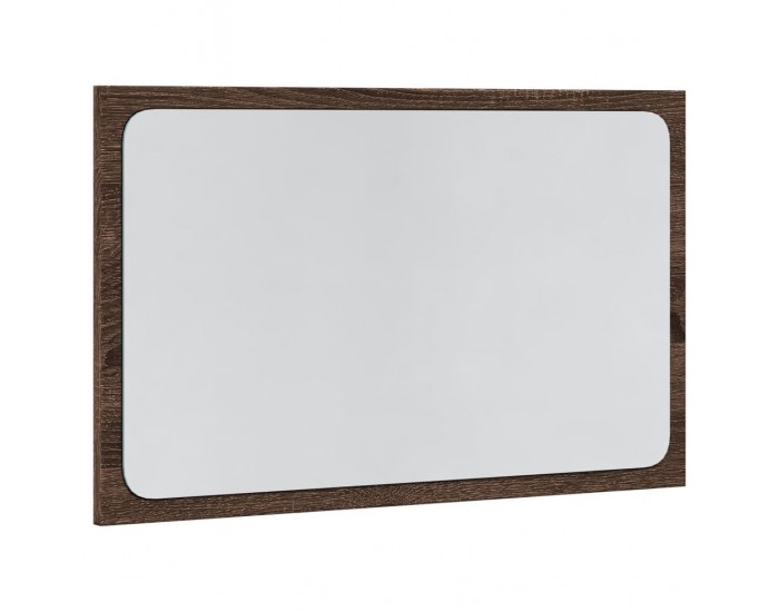 Sonata H LED огледало за баня, кафяв дъб, 60x8,5x38 см, инженерно дърво