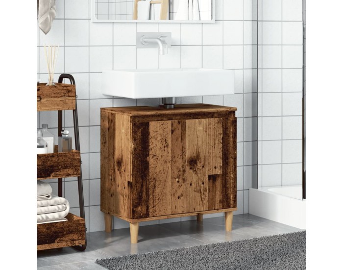 Sonata H Шкаф за мивка, старо дърво, 58x33x60 см, инженерно дърво