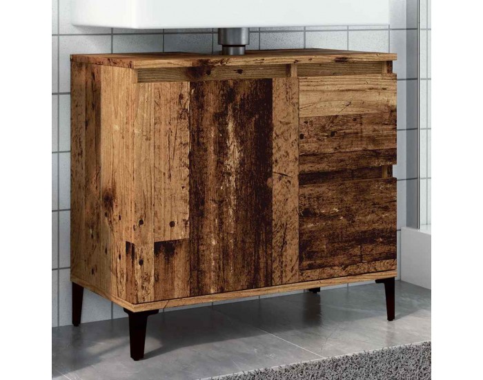 Sonata H Шкаф за мивка, старо дърво, 65x33x60 см, инженерно дърво