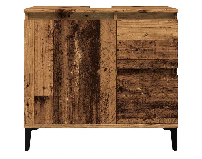 Sonata H Шкаф за мивка, старо дърво, 65x33x60 см, инженерно дърво