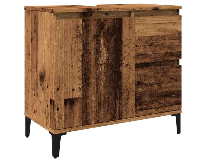 Sonata H Шкаф за мивка, старо дърво, 65x33x60 см, инженерно дърво