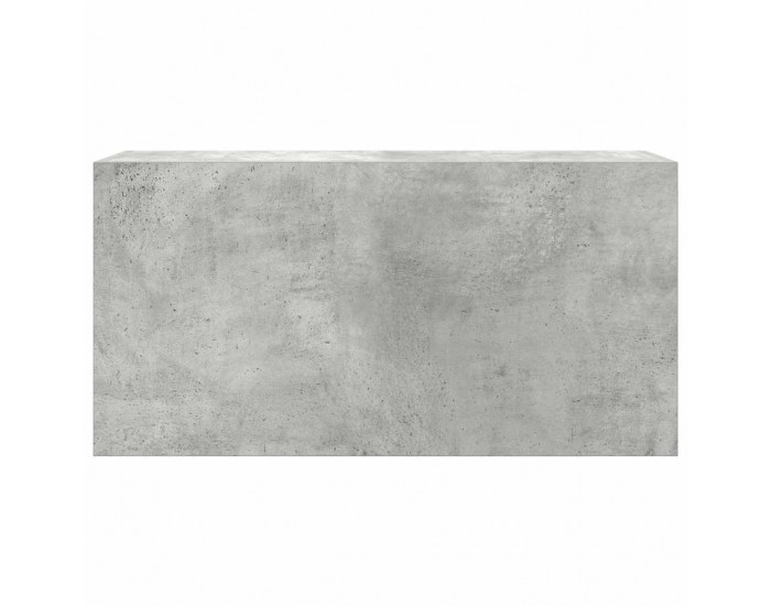 Sonata H Стенен шкаф за баня, бетонно сив, 80x25x40 см, инженерно дърво