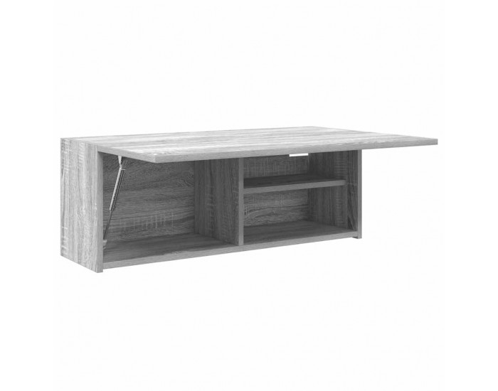 Sonata H Стенен шкаф за баня, сив сонома, 80x25x30 см, инженерно дърво