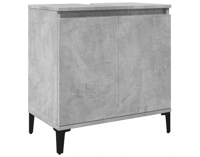 Sonata H Шкаф за мивка, бетонно сиво, 58x33x60 см, инженерно дърво