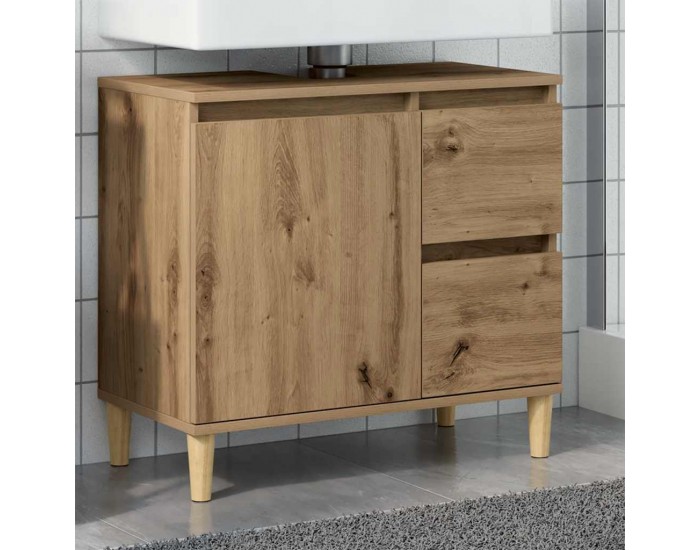 Sonata H Шкаф за мивка, дъб артизан, 65x33x60 см, инженерно дърво