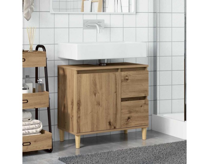 Sonata H Шкаф за мивка, дъб артизан, 65x33x60 см, инженерно дърво