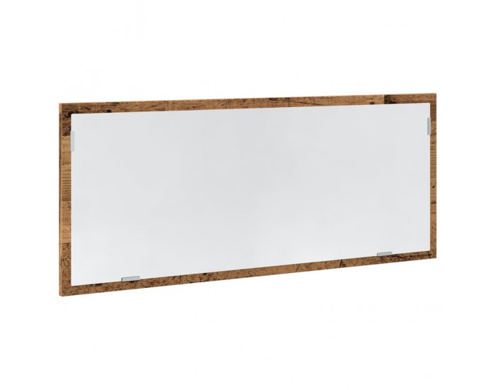 Sonata H LED огледало за баня от старо дърво 100x8,5x37 cm