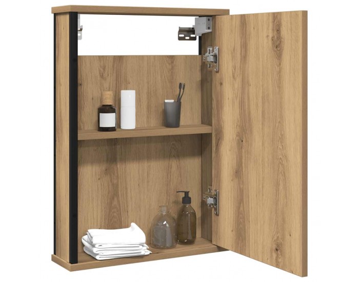 Sonata H Огледален шкаф за баня 42x12x60 cm Инженерна дървесина