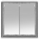 Sonata H Стенен шкаф за баня с огледало сив сонома 60x21x60 cm