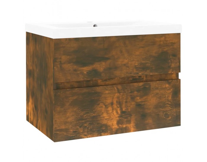 Sonata H Шкаф за мивка с вградена мивка, опушен дъб, инженерно дърво