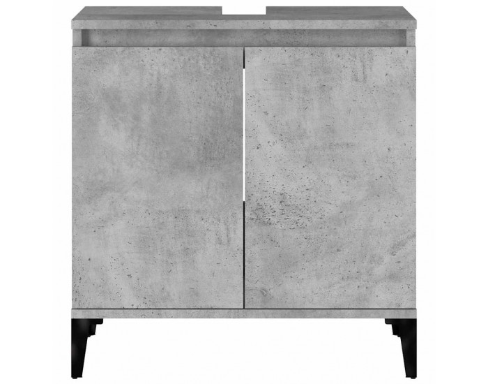 Sonata H Шкаф за мивка, бетонно сиво, 58x33x60 см, инженерно дърво