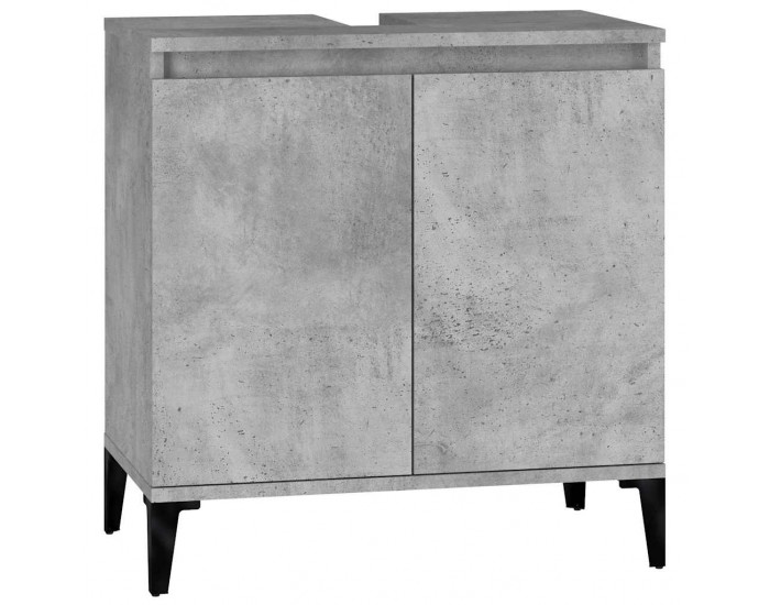 Sonata H Шкаф за мивка, бетонно сиво, 58x33x60 см, инженерно дърво