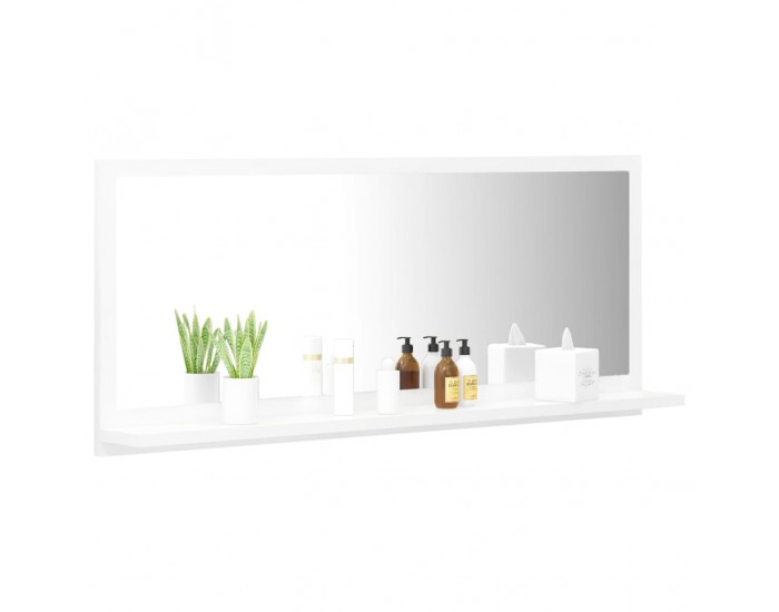 Sonata H Огледало за баня, бяло, 90x10,5x37 см, ПДЧ
