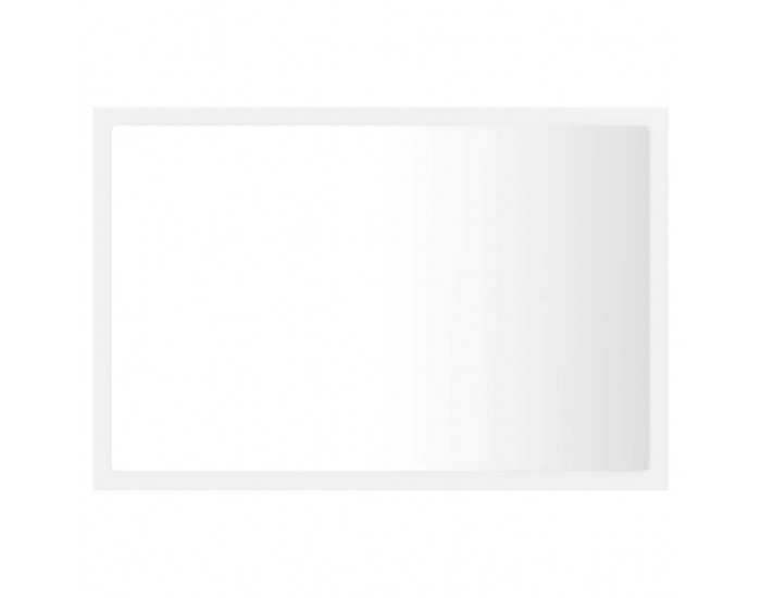 Sonata H LED огледало за баня, бяло, 60x8,5x37 см, акрил