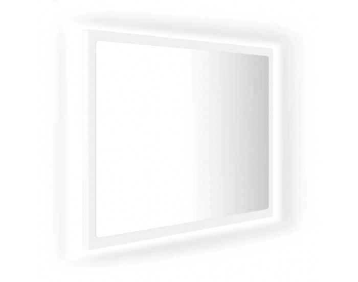 Sonata H LED огледало за баня, бяло, 60x8,5x37 см, акрил