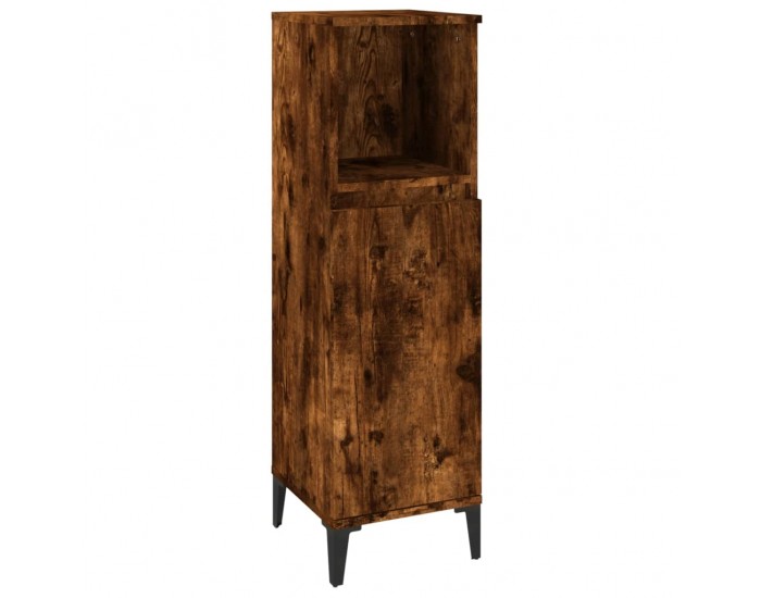 Sonata H Шкаф за баня, опушен дъб, 30x30x100 см, инженерно дърво