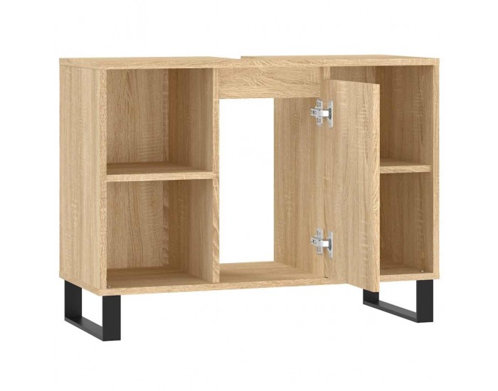 Sonata H Шкаф за баня, дъб сонома, 80x33x60 см, инженерно дърво